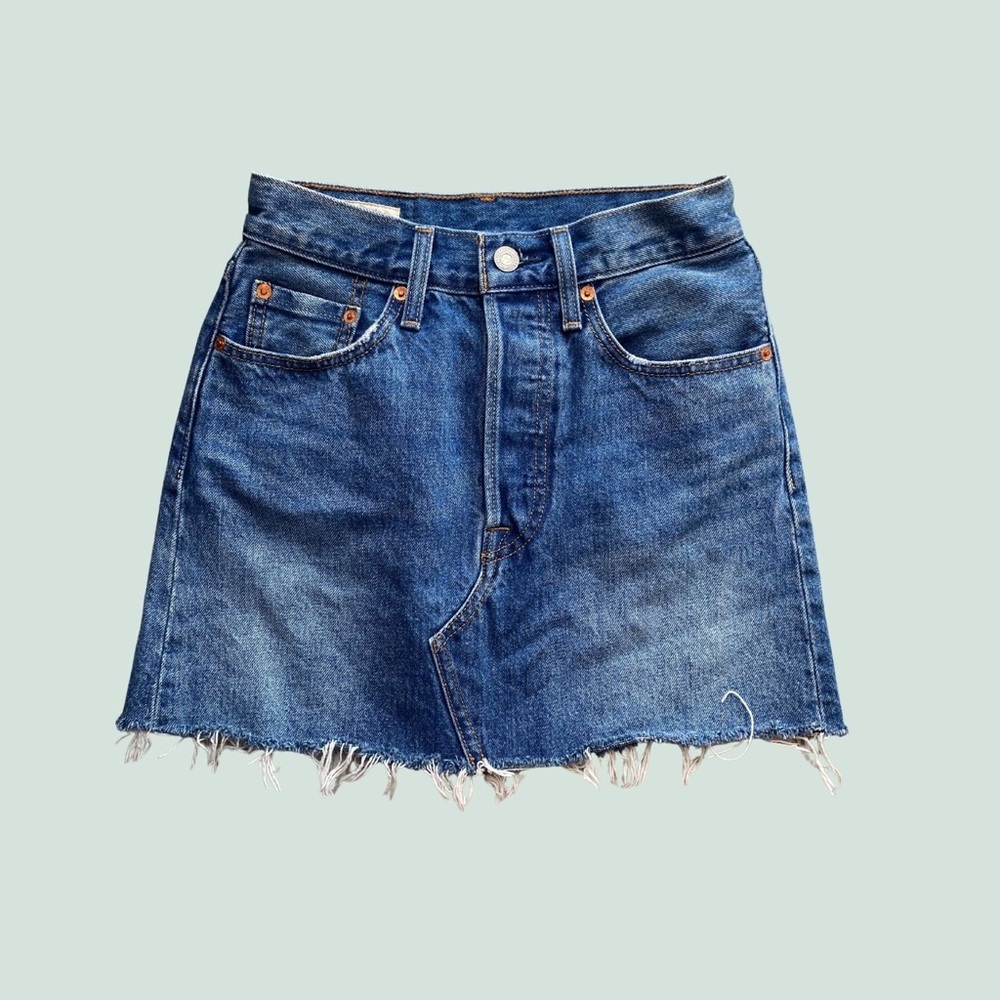 Levi’s Deconstructed Mini Skirt